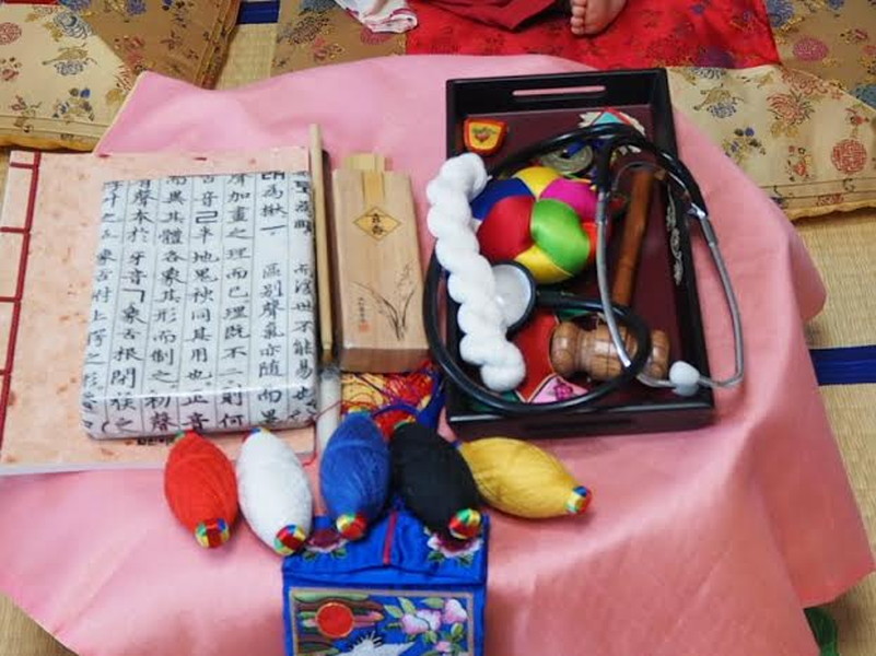 韓国1歳の誕生日トルチャンチお祝い 韓国1歳の誕生日トルチャンチお祝い