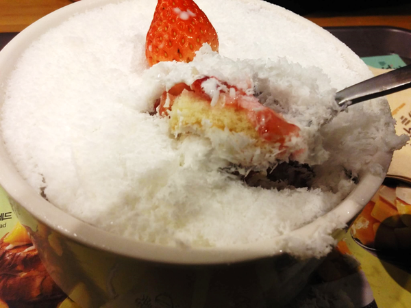 ソルビン冬メニューケーキかき氷 ソルビン冬メニューケーキかき氷