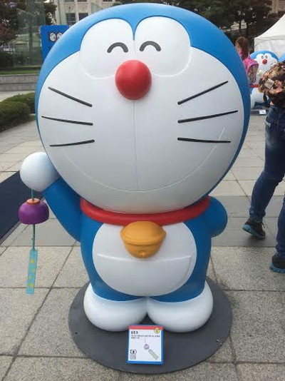 韓国ソウルヨンサン駅ドラえもん100体 韓国ソウルヨンサン駅ドラえもん100体