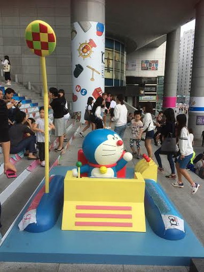 韓国ソウルヨンサン駅ドラえもん100体 韓国ソウルヨンサン駅ドラえもん100体