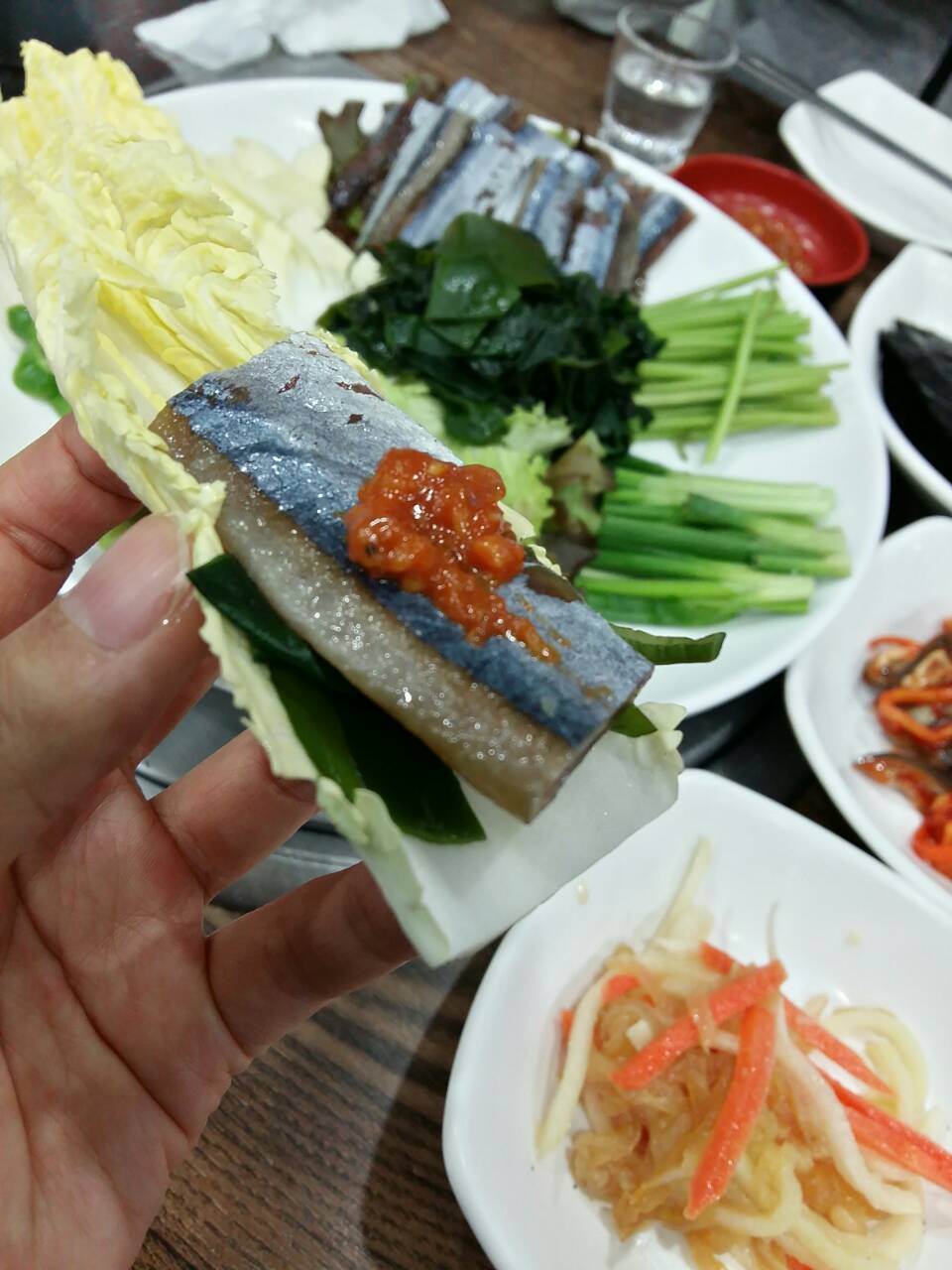 クァメギ　美味珍味　韓国　ミョンドン　料理