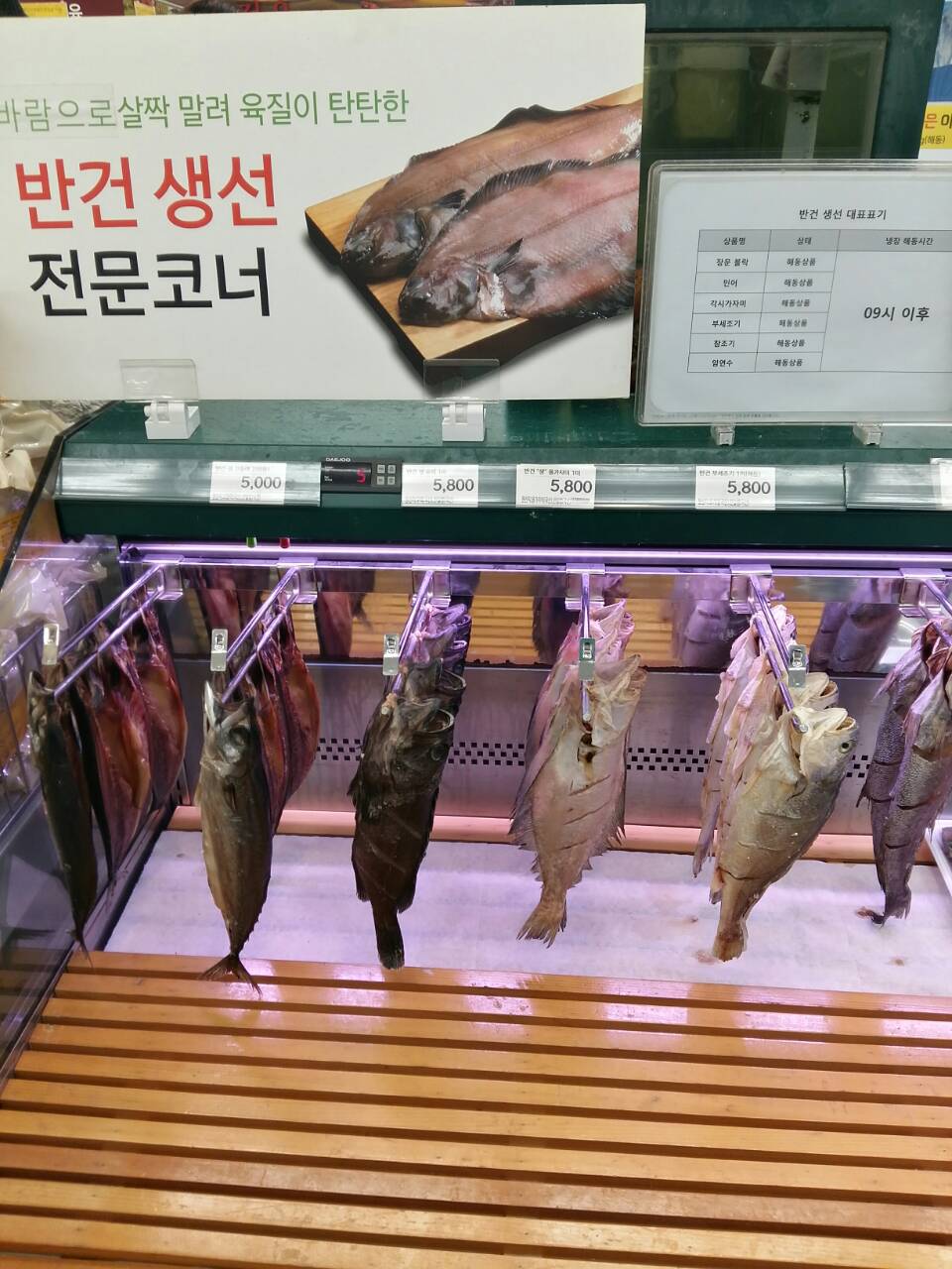 明洞　ミョンドン　おいしい　魚　冬　寒い　韓国　ソウル　高速ターミナル